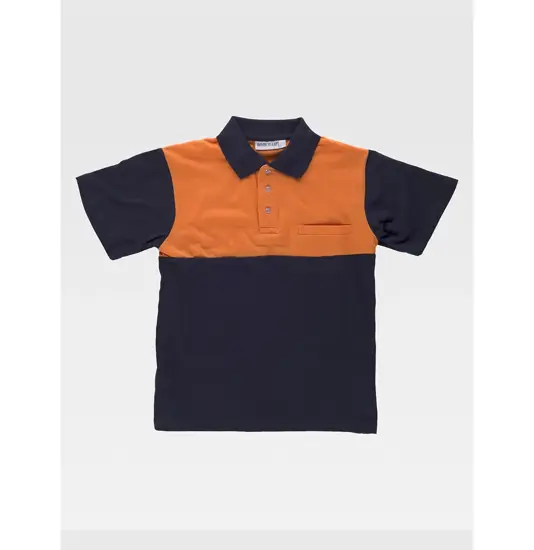 Polo manica corta alta visibilita Workteam