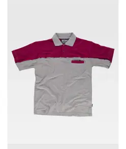 Polo manica corta tecnica con taschino Workteam