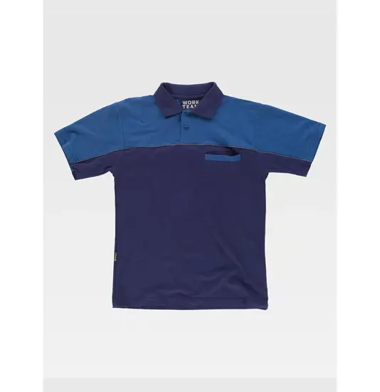 Polo manica corta tecnica con taschino Workteam