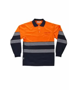 Polo manica lunga alta visibilita classe 1 Workteam