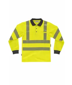 Polo manica lunga alta visibilita classe 2 Workteam