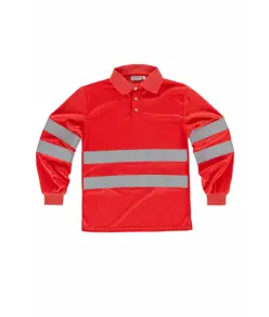 Polo manica lunga alta visibilita classe 2 Workteam