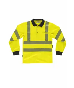 Polo manica lunga alta visibilita classe 2 Workteam