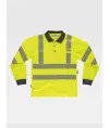 Polo manica lunga alta visibilita classe 2 Workteam