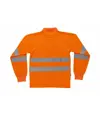 Polo manica lunga alta visibilità Workteam