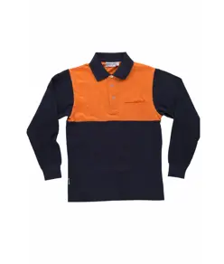 Polo manica lunga alta visibilita Workteam