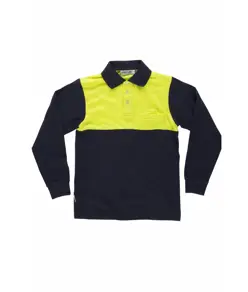 Polo manica lunga alta visibilita Workteam