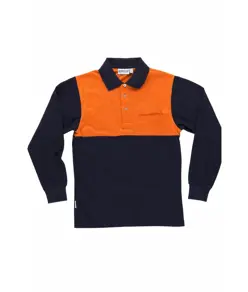 Polo manica lunga alta visibilita Workteam