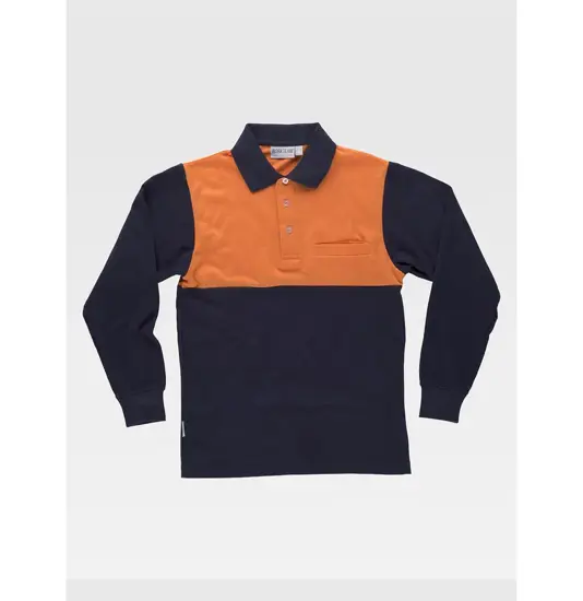 Polo manica lunga alta visibilita Workteam