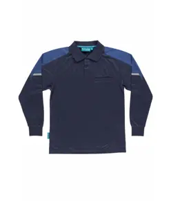 Polo manica lunga tecnica Workteam