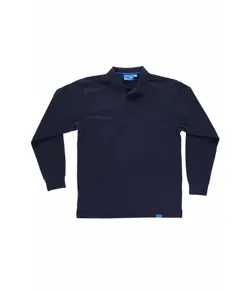 Polo manica lunga tessuto antibatterico Workteam