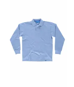 Polo manica lunga tessuto antibatterico Workteam