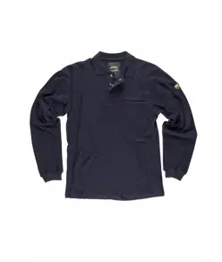 Polo manica lunga tessuto antistatico ignifugo Workteam