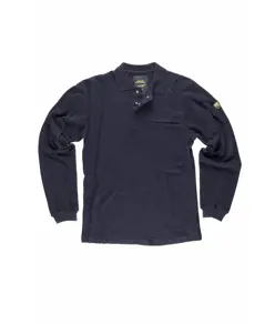 Polo manica lunga tessuto antistatico ignifugo Workteam