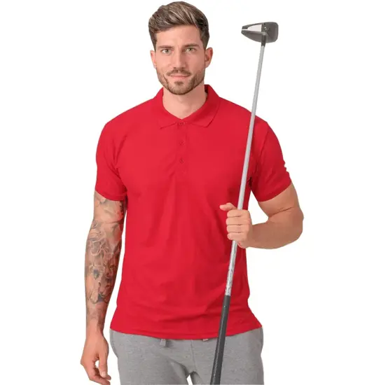 Polo sportiva a maniche corte JHK Sport Piquè
