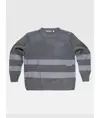 Pullover girocollo rinforzi in twill bande rifrangenti Workteam