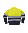 Pullover mezza zip alta visibilita classe 1 Workteam