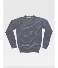 PULLOVER UNISEX COLLO A V Workteam
