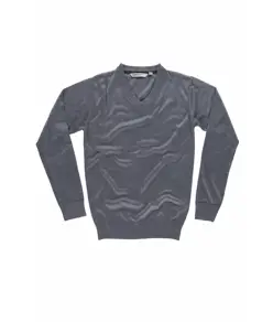Pullover unisex collo a V Workteam