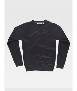 PULLOVER UNISEX COLLO A V Workteam