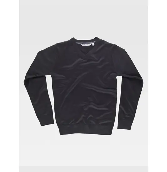Pullover unisex collo a V Workteam