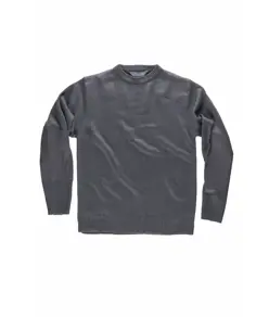 Pullover unisex girocollo rinforzi in twil Workteam