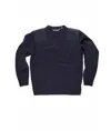 Pullover unisex girocollo rinforzi in twil Workteam
