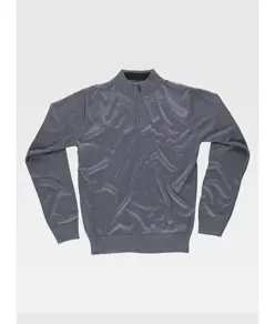 Pullover unisex mezza zip Workteam