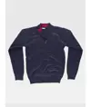 Pullover unisex mezza zip Workteam