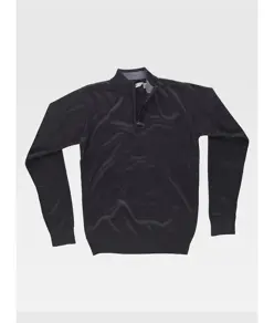 Pullover unisex mezza zip Workteam