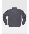 Pullover unisex mezza zip rinforzi in twill Workteam