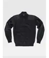 Pullover unisex mezza zip rinforzi in twill Workteam