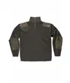 Pullover unisex mezza zip rinforzi in twill Workteam