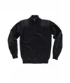 Pullover unisex mezza zip rinforzi in twill Workteam