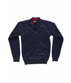 Pullover unisex mezza zip Workteam