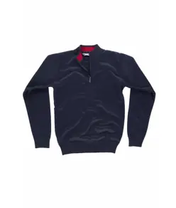 Pullover unisex mezza zip Workteam
