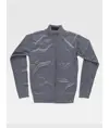 Pullover unisex zip intera Workteam