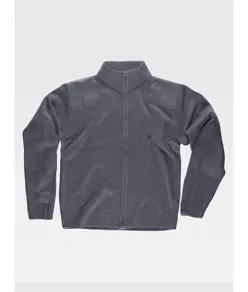 Pullover unisex zip intera rinforzi in twill Workteam