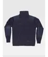 Pullover unisex zip intera rinforzi in twill Workteam