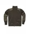 Pullover unisex zip intera rinforzi in twill Workteam