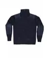 Pullover unisex zip intera rinforzi in twill Workteam