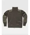 Pullover unisex zip intera rinforzi in twill Workteam