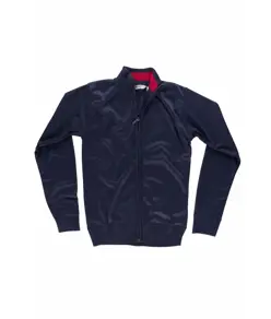 Pullover unisex zip intera Workteam