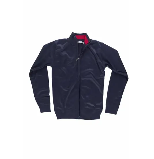Pullover unisex zip intera Workteam