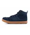 Scarpa alta in pelle e tessuto Workteam