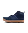 Scarpa alta in pelle e tessuto Workteam