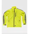 Softshell alta visibilita e bande rifrangenti Workteam