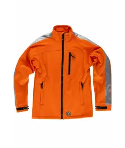 Softshell alta visibilita e bande rifrangenti Workteam