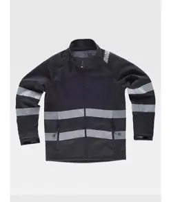 Softshell bande rifrangenti discontinue Workteam