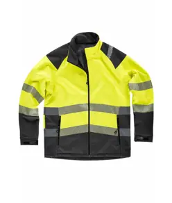 Softshell bande rifrangenti discontinue Workteam